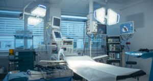 Medical equipment in a patient treatment facility